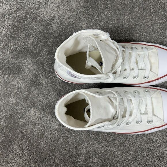 Converse Chuck Taylor All Star M7650 Mens Sz 6 Women’s Sz 8 White High Top Shoes - Picture 10 of 12